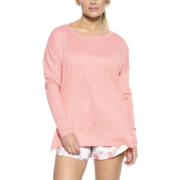 Felina Womens Slub Open Back T-Shirt