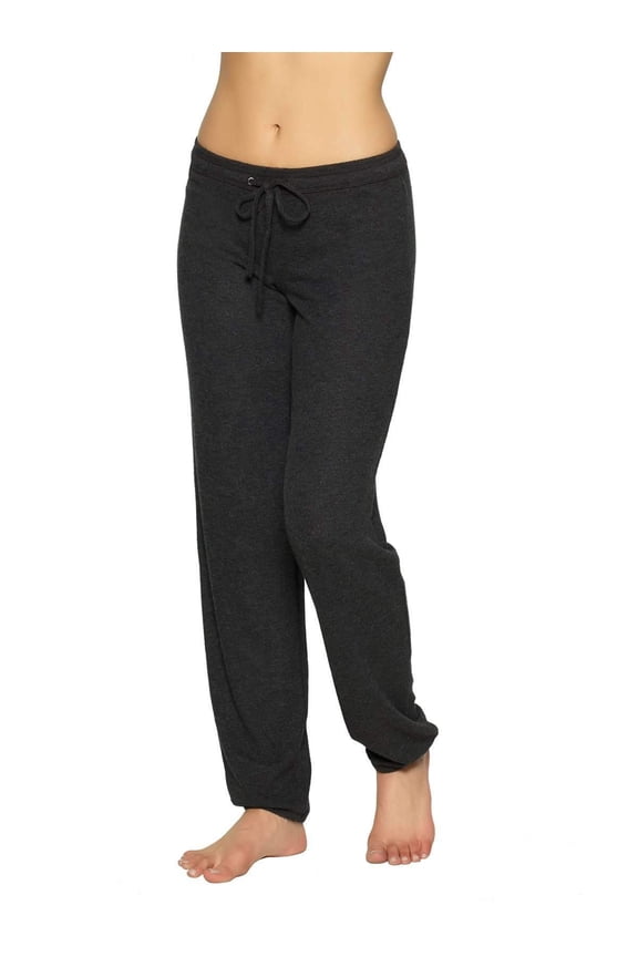 | Victoria Drawstring Jogger Pant | Elasticized Cuffs | Lounge (Charcoal, Medium)