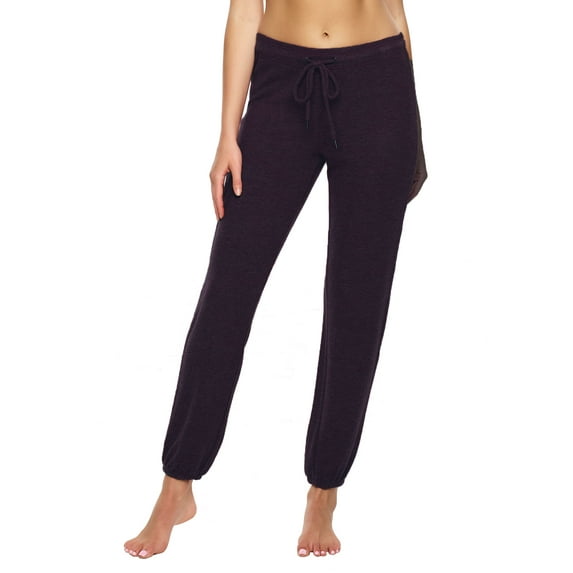 Felina | Victoria Drawstring Jogger Pant | Elasticized Cuffs | Lounge (Crown Jewel, Medium)