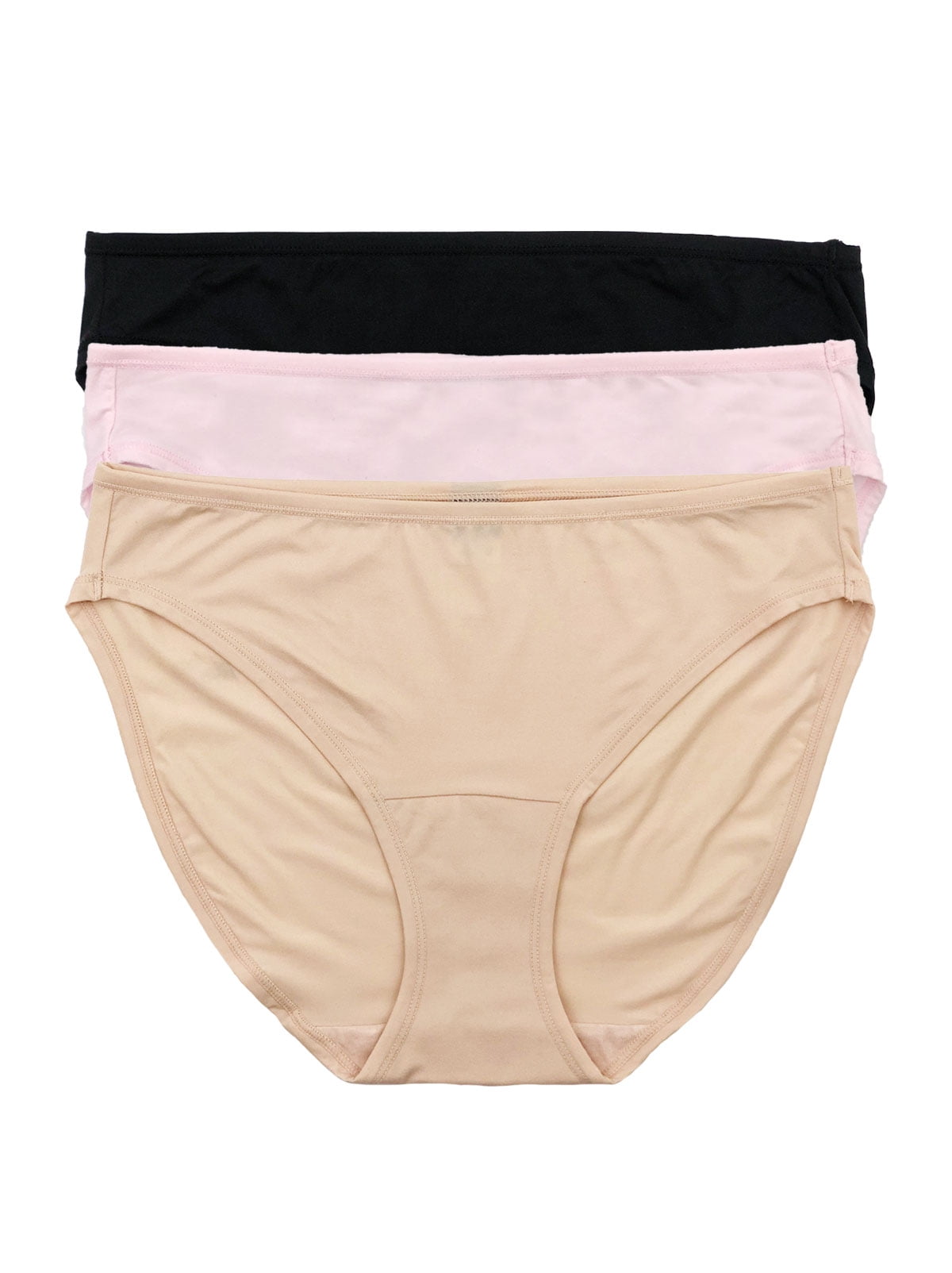 Felina Cotton Modal Hi Cut Panties Sexy Lingerie Panties For Women  Underwear For Women 8-Pack (Midsummer Essentials, Large)