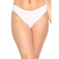 thumbnail image 1 of Felina Women's Blissful Basic Bikini Panty (White, 1X-2X), 1 of 2