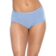thumbnail image 1 of Felina Women's Blissful Modern Brief | Panty | Stretch | Comfort | No VPL (Country Blue, 1X-2X), 1 of 2