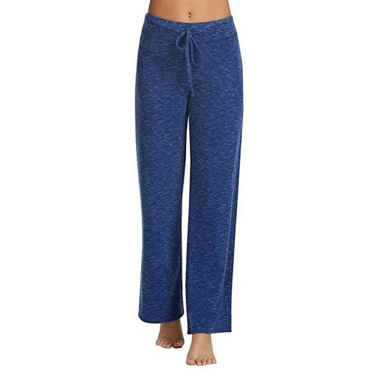 Felina Women's Comfyz Drawstring Stretch Lounge Pajama Pants (Small, Blue)  
