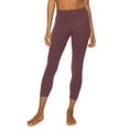 thumbnail image 1 of Felina Women's Cotton Modal Capri Leggings - Super Soft, Lightweight, Breathable for Fitness, Yoga, and Everyday Wear (Maroon, Medium), 1 of 2
