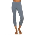 thumbnail image 1 of Felina Women's Cotton Modal Capri Leggings - Super Soft, Lightweight, Breathable for Fitness, Yoga, and Everyday Wear (Sky, Large), 1 of 2