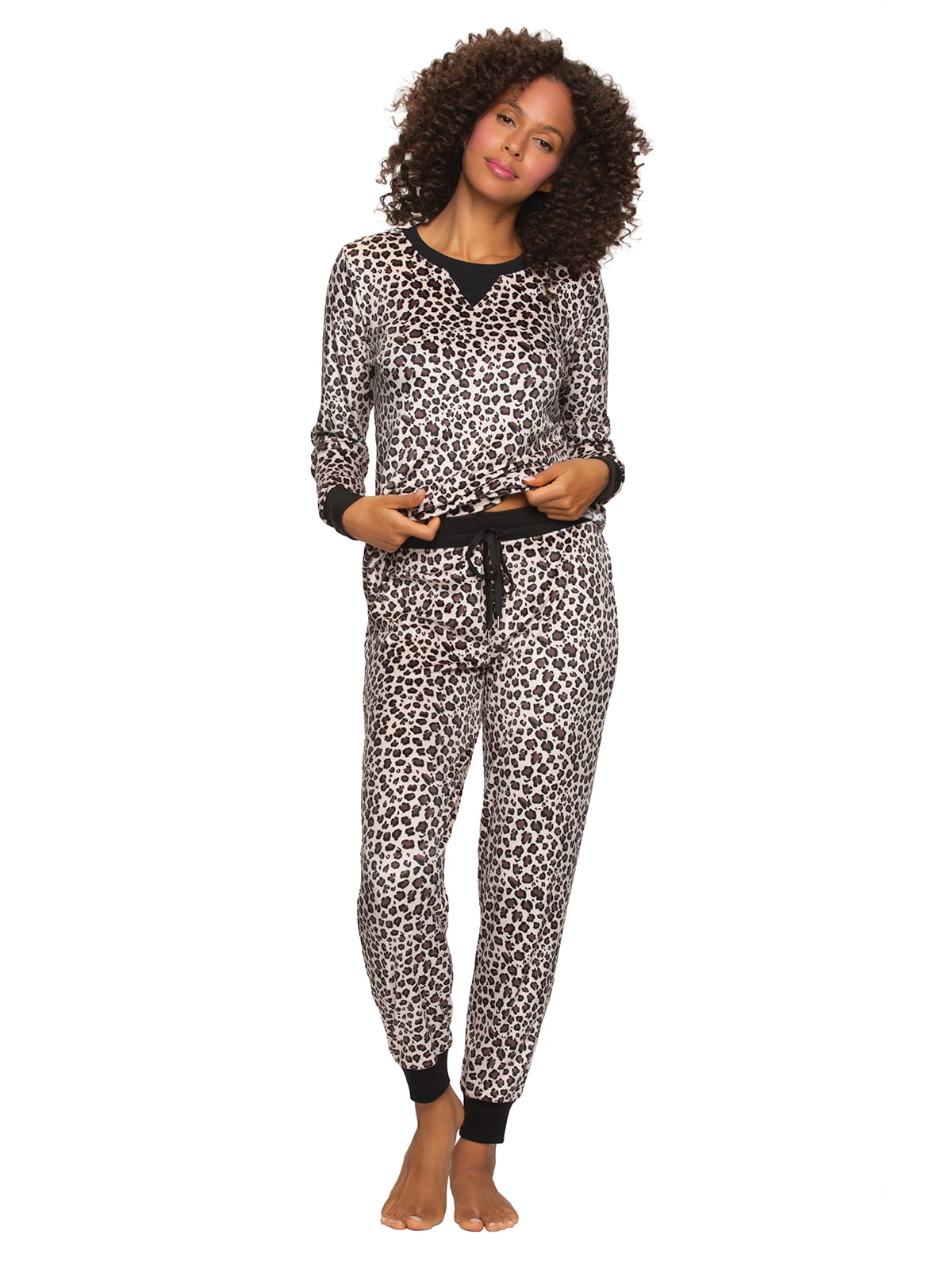 Felina, Women's Printed Micro-Fleece Pajama Set