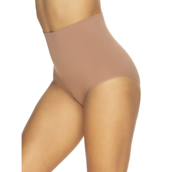 Felina Women's Seamless Shapewear Brief | Panty Tummy Control (Hazelnut, X-Large)