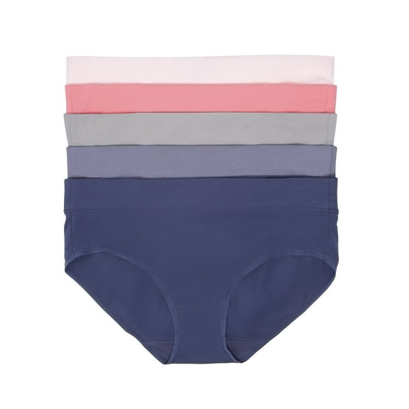 Felina Womens 5 Pack Tagless Hipster Panty