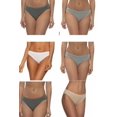 thumbnail image 1 of Felina Womens 6 Pack Organic Cotton Stretch Bikini, 1 of 2
