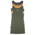 thumbnail image 1 of Felina Womens Cotton Ribbed Tank Top 3-Pack (Grape Leaf Cashew, X-Large), 1 of 3