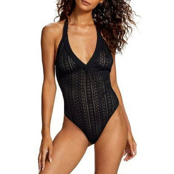 Felina Womens Florence Bodysuit Black SM