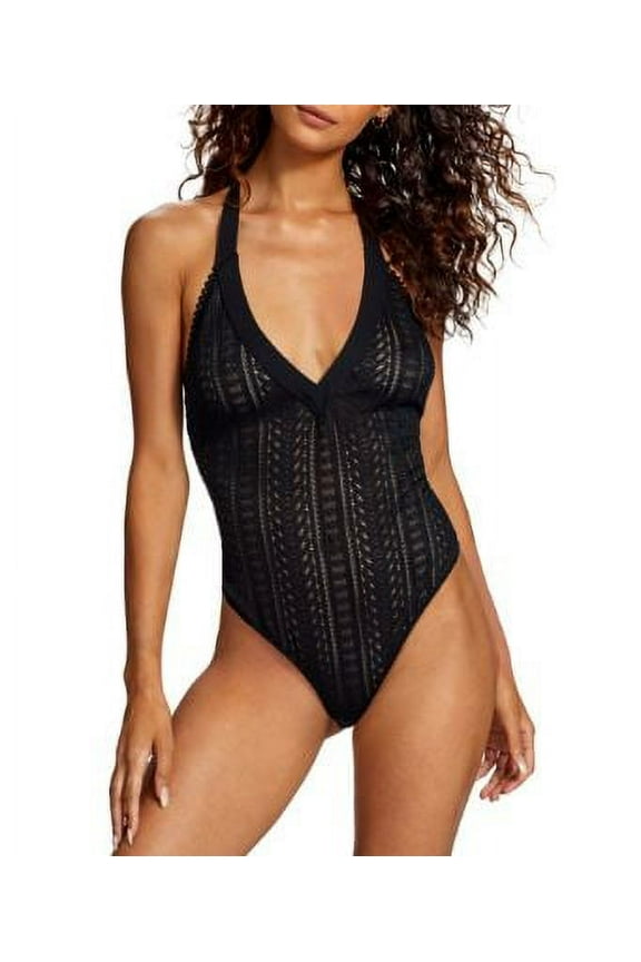 Felina Womens Florence Bodysuit Black SM