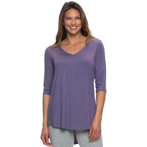 Felina Womens High-Low Hem Tunic Top,Lotus Petal,Small