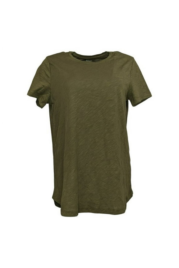 Womens Slub Crew Short Sleeve T-Shirt