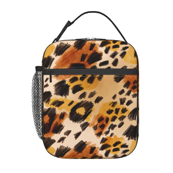 Feline Animal Reusable Insulated Lunch Bag - Waterproof & Portable Tote For Men And Women