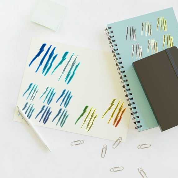 Effete Feline Claw Marks Scratch Sticker Sheets