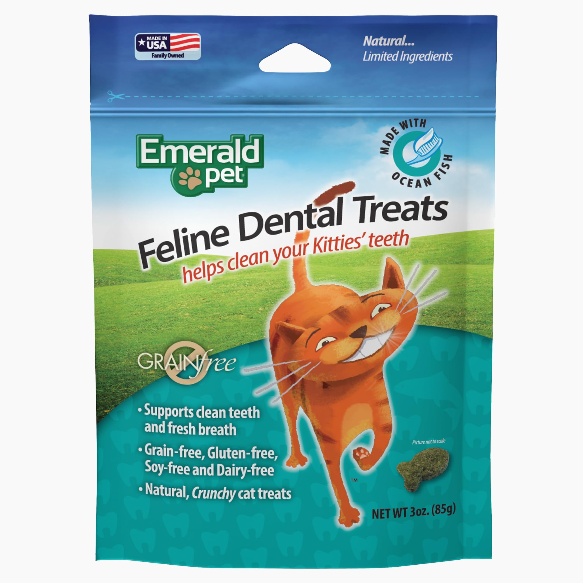 Feline Dental MMF7 Tasty and Crunchy Cat Dental Grain Free Natural