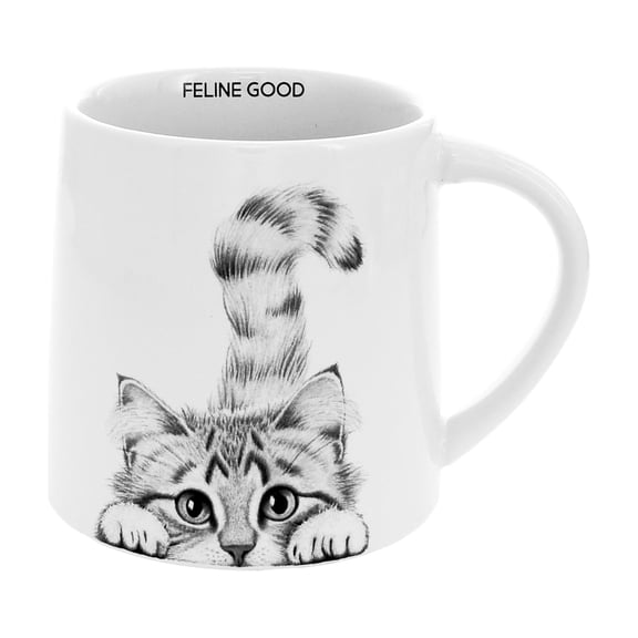 Pavilion Gift Company - Feline Good - 17 oz Mug