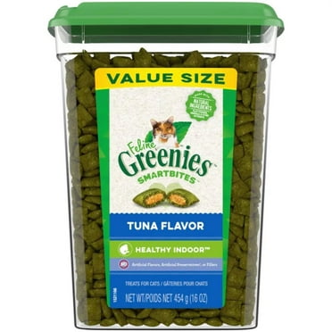 FELINE GREENIES Tuna Flavored Healthy Indoor SMARTBITES