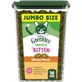 thumbnail image 1 of Greenies Feline Smartbites Chicken Flavor Kitten Treats, 16 oz Tub, 1 of 9