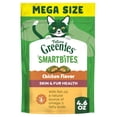 thumbnail image 1 of Greenies Feline Smartbites Chicken Flavor Skin & Fur Health Cat Treats, 4.6 oz Pack, 1 of 8
