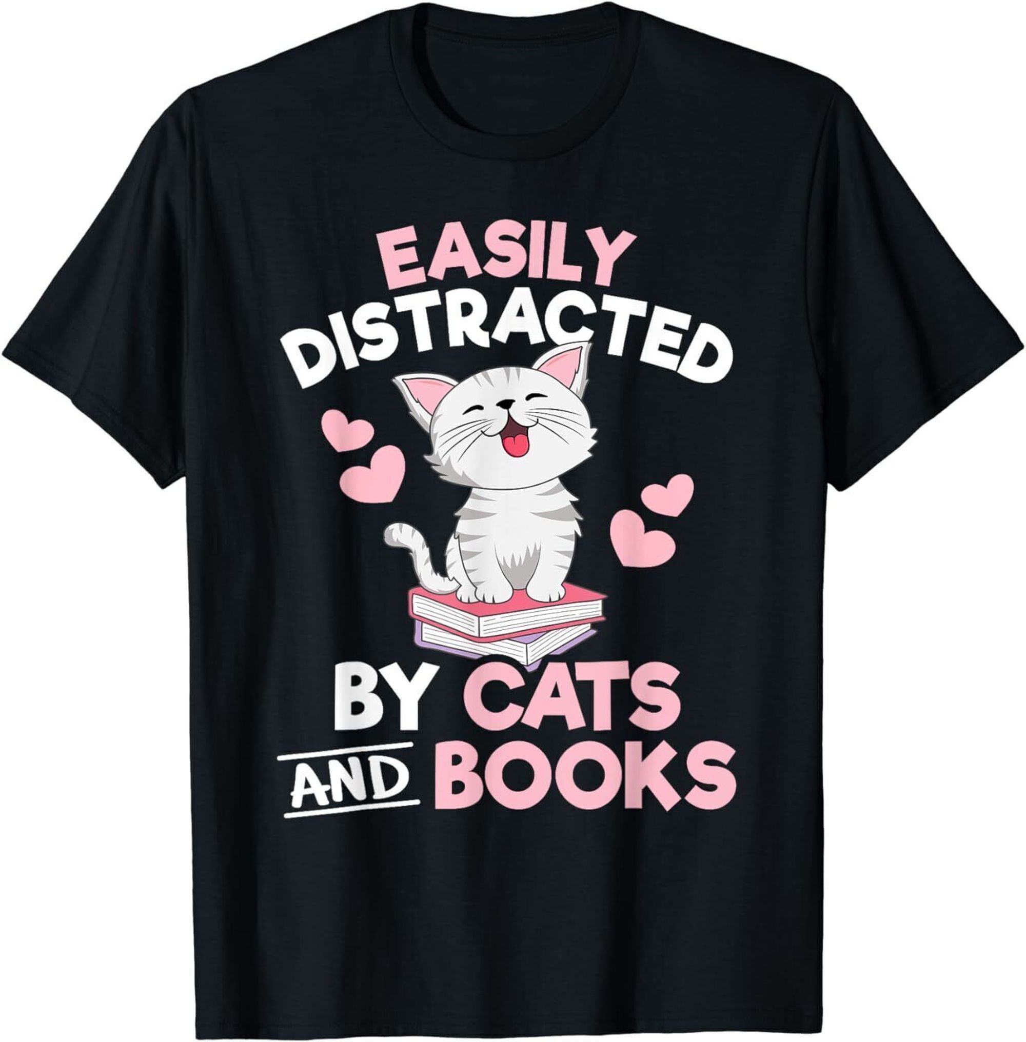 Feline Lit Fix: Quirky Tees for Book-Loving Cat Owners with Whimsical