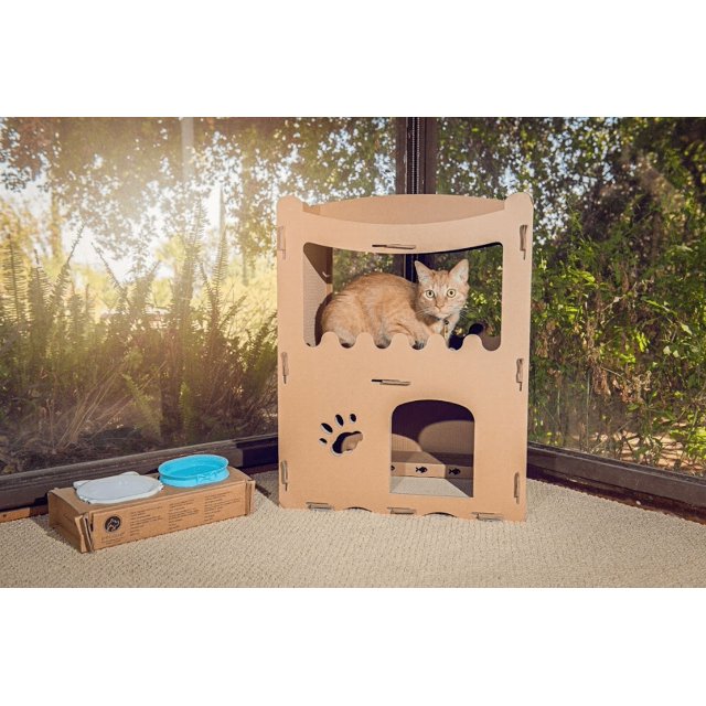 Feline Penthouse Cat House