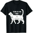 thumbnail image 1 of Feline Petting Chart Cat Apparel T-Shirt, 1 of 4