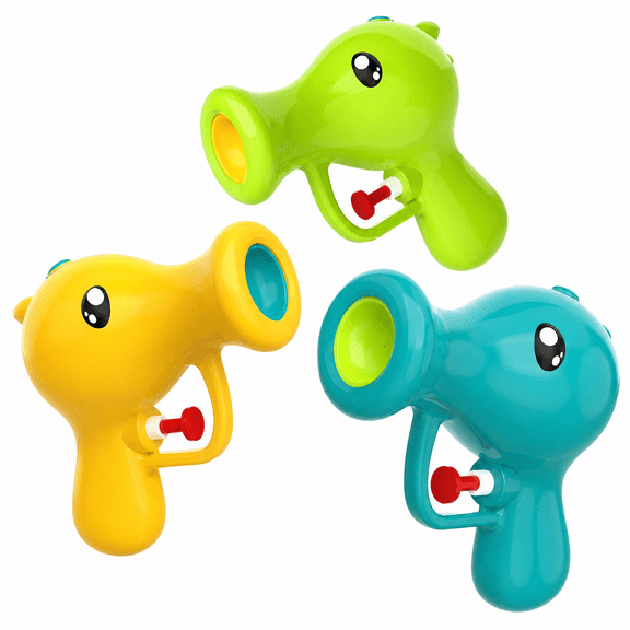 Felinux 3 Pack Pea Shaped Water Blaster Toys, Manual Water Sprayers