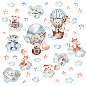 Hot Air Balloon Wallpaper Nursery
