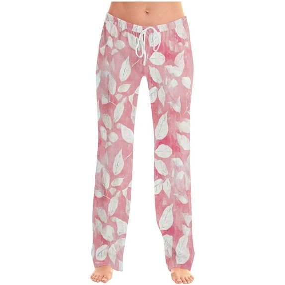 Felirenzacia Boho Palazzo Pants for Women Straight Leg Beach Pants High Waisted Lounge Pants with Pockets
