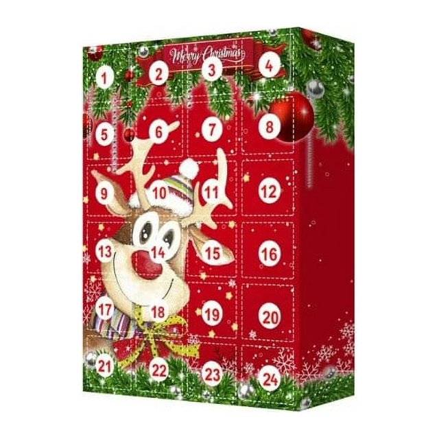 Felirenzacia Christmas Countdown 24 Days Advent Calendar 24 Days Surprise Blind Box