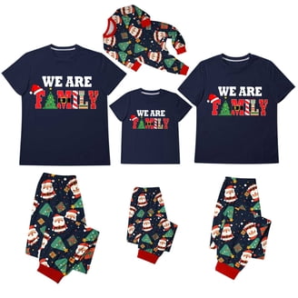 SwiftWear Christmas Family Matching Pajamas Set Holiday Sleepwear Cozy ...