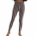 thumbnail image 1 of Felirenzacia Halloween Leggings for Women Buttery Soft Striped Funny Printed Leggings Hight Waisted Yoga Pants Halloween Pajama Pants, 1 of 7