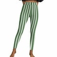 thumbnail image 1 of Felirenzacia Halloween Women Costume Leggings High Waist Tight Pants Comfy Full Length Striped Leggings Christmas Halloween Pajama Pants Yoga Pants, 1 of 7