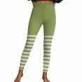 thumbnail image 1 of Felirenzacia High Waisted Leggings for Women and Girl No See Through Tummy Control Cycling Workout Yoga Pants with Pockets Reg & Plus Halloween Christmas Holiday Striped Printed, 1 of 7