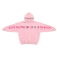 thumbnail image 1 of Felirenzacia Matching Couples Valentine Sweatshirts His and Hers Love Print Unisex Pullover Romantic Gift for Partners, Pink,M, 1 of 7