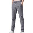 thumbnail image 1 of Felirenzacia Men's 4-Pocket Jogger Sweatpants with Zip Pocket and Drawstring Plus Size Pants (M-5XL), 1 of 3