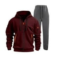 thumbnail image 1 of Felirenzacia Men's Tracksuits 2 Piece Outfits Sweatsuits for Men Long Sleeve Track suits Athletic Full Zip Active Sports Sets, 1 of 4