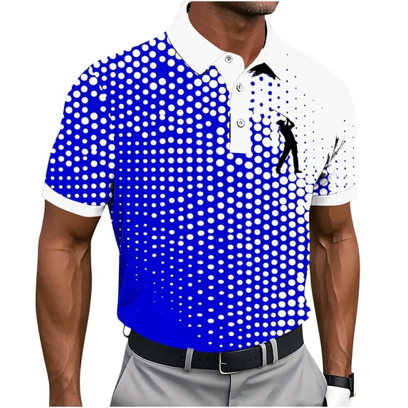 Felirenzacia Men's and Men's Plus Quick Dry Polo, Short Sleeve Performance Golf Shirt with Moisture Wicking Fabric, White,4XL