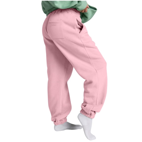 Felirenzacia Women's and Women's Plus Athletic Sweatpants, Active Elastic Band Cuffed Jogging Gym Wear