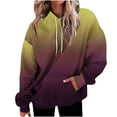 thumbnail image 1 of Felirenzacia Oversized Sweatshirt for Women Gradient Loose Fit Casual Long Sleeve Hooded Sweatshirts Hoodies with Pocket, 1 of 4