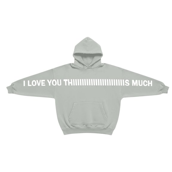 Felirenzacia Romantic His & Hers Matching Valentine Sweatshirts Custom Lovers Pullover Set Perfect Gift for Couples, Gray,XS