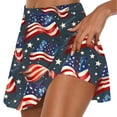 thumbnail image 1 of Felirenzacia Tennis Skirt Pleated Skorts for Women Double Ruffle Golf Skirts for Women Skort with Pockets Tummy Control Athletic,Multicolor,M, 1 of 5