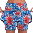thumbnail image 1 of Felirenzacia Tennis Skirt Pleated Skorts for Women Double Ruffle Golf Skirts for Women Skort with Pockets Tummy Control Athletic,Multicolor,S, 1 of 5