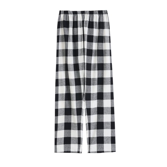 Felirenzacia Unisex Whole Plaid Full Length Pajama Long Pants with Pockets for Plus Size Men and Women Multicolor,XXXL
