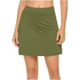 thumbnail image 1 of Felirenzacia Women Skorts Skirts Athletic Golf Tennis Swim Skirts with 20" Knee Length for Women Army Green,S, 1 of 5