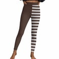 thumbnail image 1 of Felirenzacia Women's Halloween Leggings Stretchy Stripe Printed Legging Tights Hight Waisted Yoga Pants Halloween Pajama Pants, 1 of 7