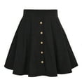 thumbnail image 1 of Felirenzacia Women's Mini A Line Skirt, Button Front Pleated Y2K Golf Tennis Short Skirt, 1 of 7
