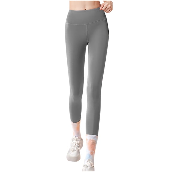 Felirenzacia Women's Not See Through Seamless Tummy Control Butt Lifting Band Waist Gym Workout Leggings, Pilates Gym Athletic Yoga Pants Under 10